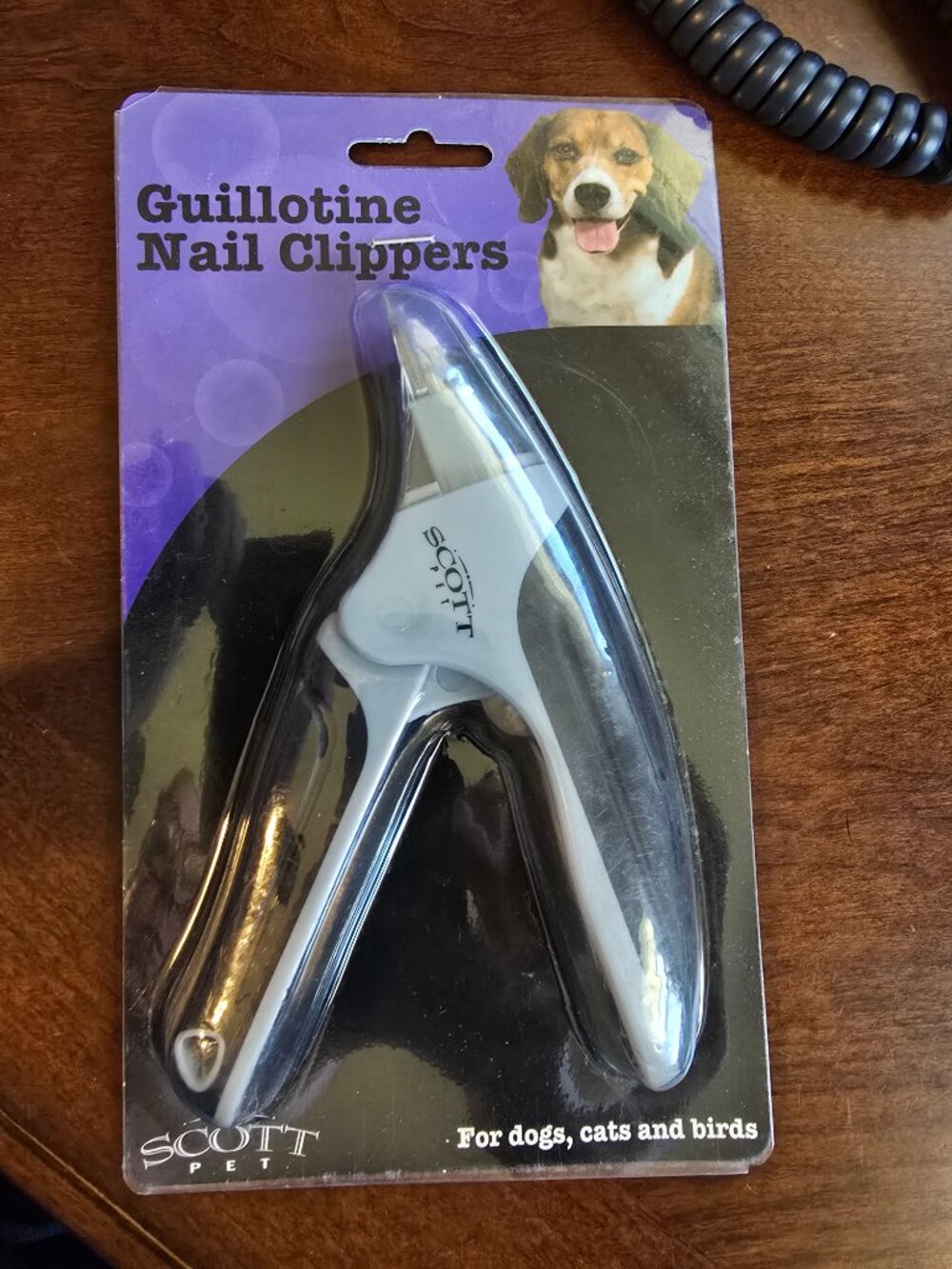 Scott Pet Guillotine Pet Nail Clippers For Dogs Cats Birds Brand New